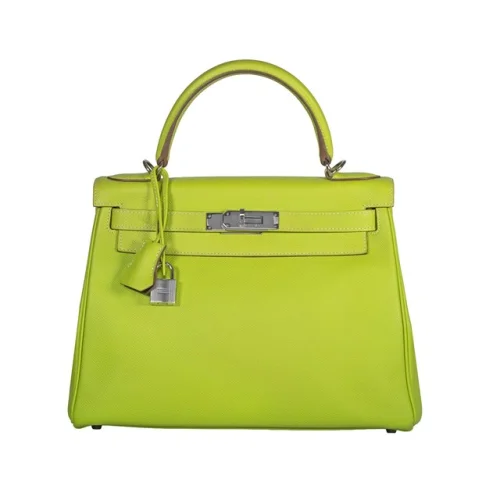Hermes Bicolor Epsom Kelly 28 Candy Kiwi