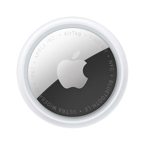 Apple AirTag (2nd Generation): Tracker for Keychain, Wallet, and More; Locator with Sound; Simple One-Tap Setup with iPhone or iPad; Key Finder with up to 1.5X Precision Finding Range