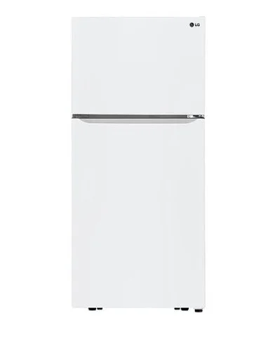LG - 30-in Wide 20.2 Cu. Ft. Top Freezer Refrigerator - White