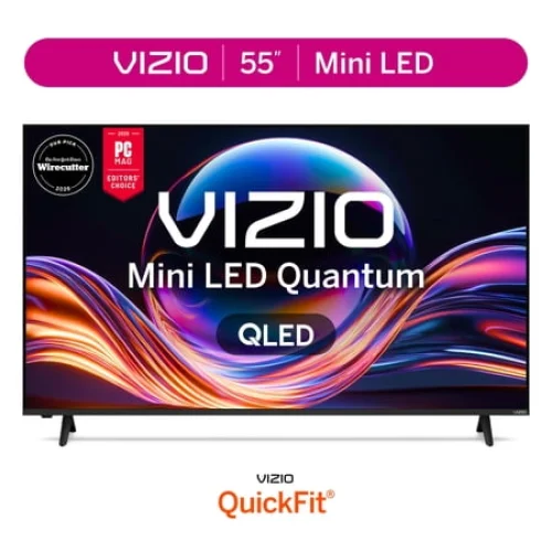 VIZIO 55&rdquo; Mini LED Quantum 4K QLED HDR Smart TV (NEW 2026) VQM55C-10