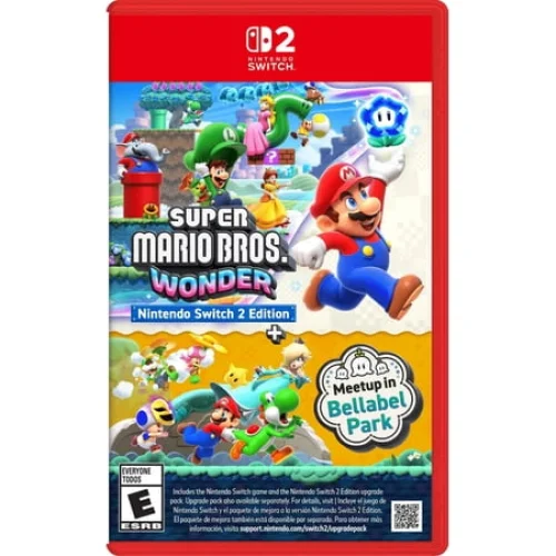 Super Mario Bros. Wonder Nintendo Switch 2 Edition + Meetup in Bellabel Park (Region Free - Asia/English)