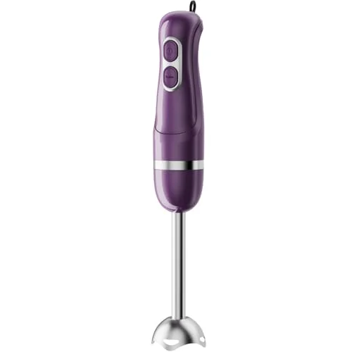Turelar Immersion Blender Corded 400W, 2 Speed, Emulsifier, Blend, BPA-Free