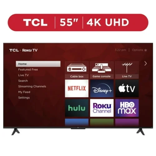 TCL 55&rdquo; Class S4 Series 4K UHD HDR LED Smart Roku TV (Limited Edition) - 55S41BR