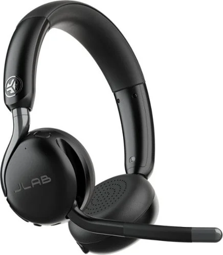 JLab - GO Work Wireless Bluetooth Over The Ear Headset (3rd Gen) - Black