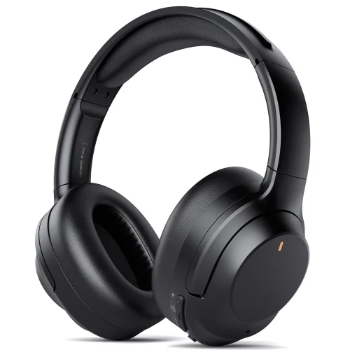 COWIN Active Noise Cancelling Bluetooth Headphones, Headband Wireless Bluetooth Headset with ENC Mic, Perfect Bass, BT5.4, Black