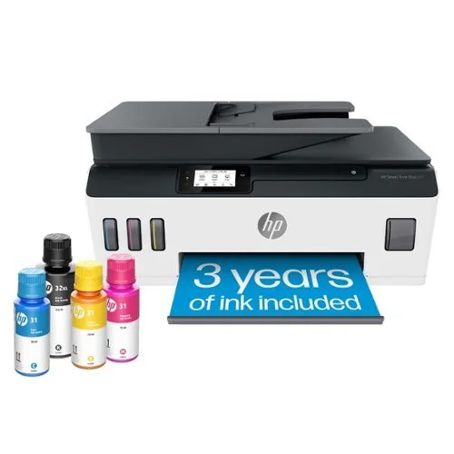 HP - Smart Tank Plus 651 Wireless All-in-One Cartridge-Free Supertank Inkjet Printer with 3 Years of Ink Included&sup1; - White