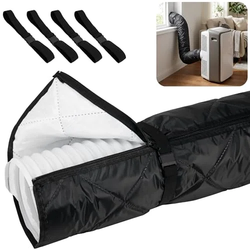 Zipper Air Conditioner Hose Cover,Quilting Hose Cover Wrap Insulation