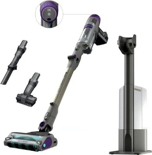 Shark - PowerDetect Clean & Empty Cordless Stick Vacuum & Auto-Empty System with Powerful Suction, Up to 70 min Runtime - Dark Gray