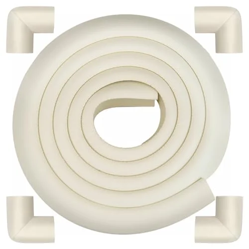 Corner Protector Baby, Baby Proofing Edge Corner Protector, Soft Foam White