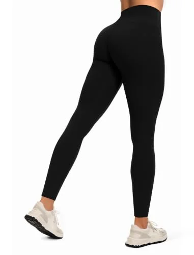 DLOODA Leggings for Women Workout High Waisted Yoga Pants Butt Lifting