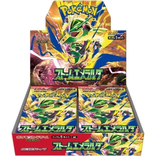 Storm Emeralda Booster Box M6 Japanese Pokemon Mega Evolution EX US Seller PSL