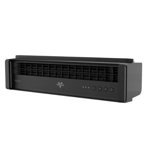 Vornado - PORTAL Window Fan with Reversible Exhaust, Weather Resistant Case - Black