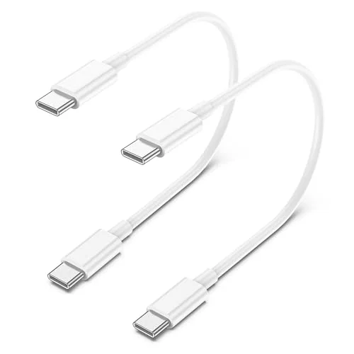 2Pack for Apple USB C to USB C Charging Cable 1ft 240W,Short Type C Cord