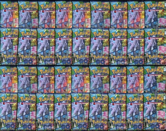 36x POKEMON GO! Sealed BOOSTER PACKS (Box lot - 10 Pokemon Cards Per Pack)