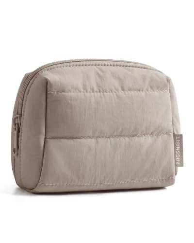 BAGSMART Small Makeup Bag, Mini Zipper Cosmetic Pouch for Purse
