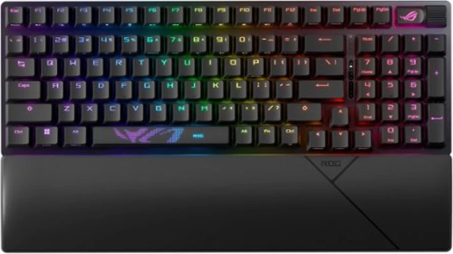 ASUS - ROG Strix Scope II 96 96% Wireless Mechanical Gaming Keyboard with Hot-Swappable ROG NX Snow Switches - Black