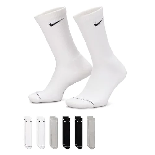 Nike Everyday Plus Crew (6 Pairs), Multi-Color, Medium