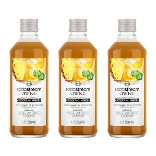 SodaStream - Crafted Mixers  Pineapple Jalapeno Drink Mix 3-Pack