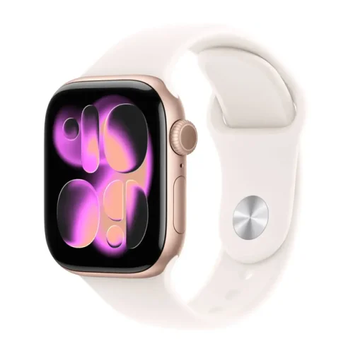 Apple Watch Series 11 42mm GPS Rose Gold Light Blush Sport S/M MEU04LW/A 2025