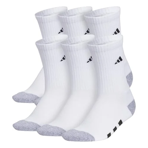 adidas Kids Athletic Cushioned Crew Socks 6 Pairs