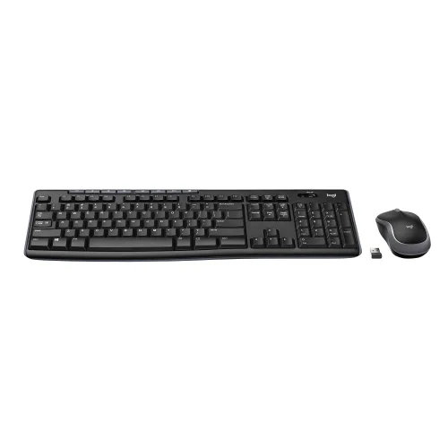 Logitech Wireless Keyboard and Mouse Combo for Windows, 2.4 GHz Wireless, 8 Multimedia and Shortcut Keys, Walmart Exclusive