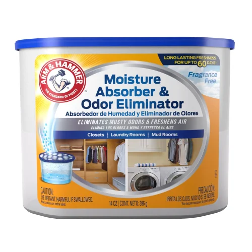 Arm & Hammer Moisture Absorber Tub, Fragrance Free Desiccant, 14 oz