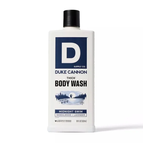 Duke Cannon THICK&reg; Body Wash for Men, Midnight Swim, 18 fl oz