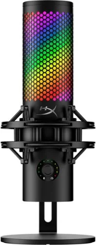 HyperX - QuadCast 2 S Wired Multi-Pattern USB Electret Condenser Microphone - Black