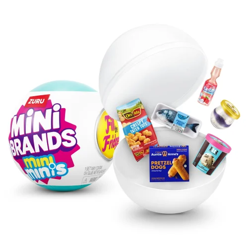 Mini Brands Fill the Fridge Mini Series 1 Capsule by ZURU - Surprise Unbox Collectible Toy for Kids Ages 8+