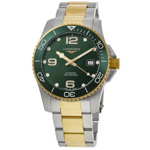 New Longines HydroConquest Automatic Green Dial Men's Watch L3.781.3.06.7
