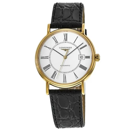 New Longines Presence Automatic 38.5mm White Dial Men's Watch L4.921.2.11.2