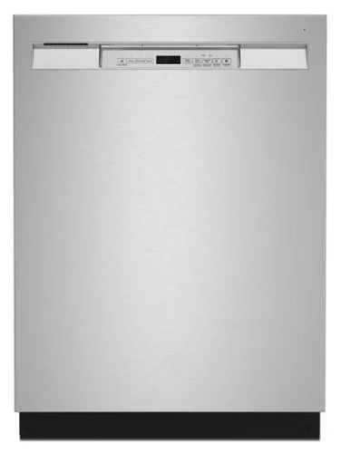 Maytag - 24 inch Front Control Built-In Stainless Steel Tub Dishwasher with Dual Power Filtration, PowerBlast Cycle, 50 dBA - Stainless Steel