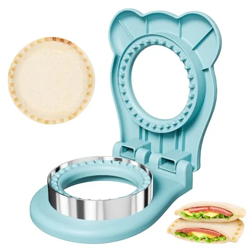Sandwich Cutters for Kids Lunch, Breakfast Crustless Sandwich Maker