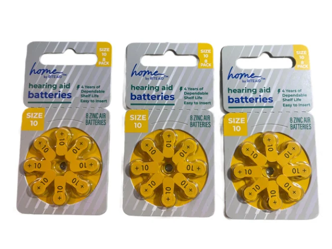 24pk FACTORY FRESH Rite Aid Hearing Aid Batteries SIZE 10  Expire 11/2027 12z