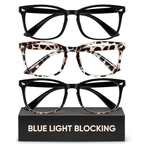 Maylle Blue Light Glasses for Woman Fashion Square Frame Computer Glasses for Blue Light Blocking