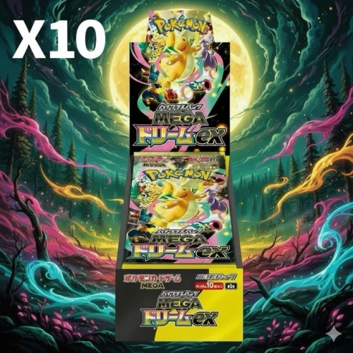 Mega Dream ex Booster Box Sealed Wholesale Bundle 10X Japanese US SELLER!