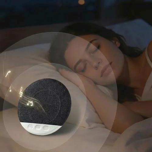 ZylYve Under Pillow Speaker for Sleeping, Bluetooth Sleep Speaker and Timer, Headphone-Free Mini Sound Speaker for Side Sleepers (Grey)