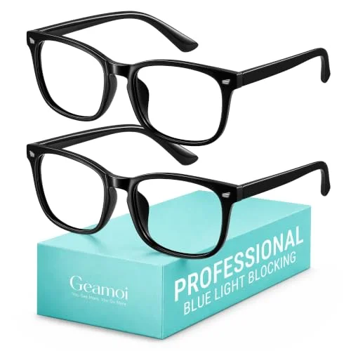 Blue Light Blocking Glasses for Women Men,Lightweight Square Fashion Frames