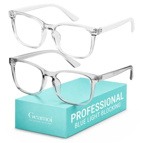Blue Light Blocking Glasses for Women Men,Lightweight Square Fashion Frames