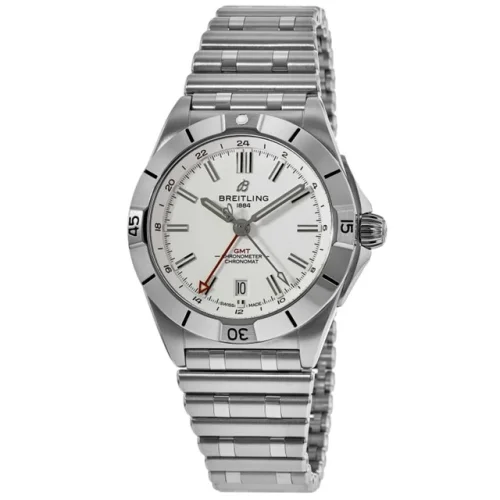 New Breitling Chronomat Automatic GMT 40 White Dial Men's Watch A32398101A1A1