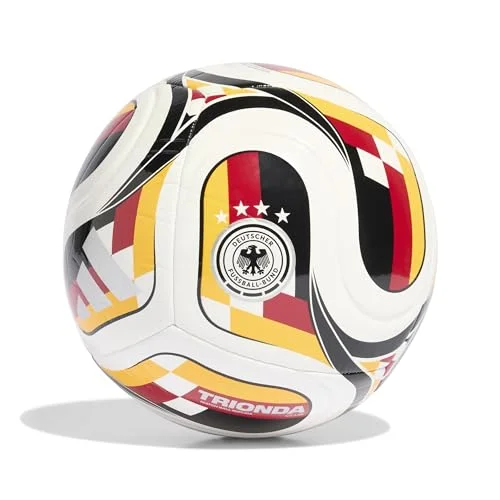 adidas Unisex-Adult Wc26 Club Home German Football Federation, White/Team Power Red/Collegiate Gold/Black, 5