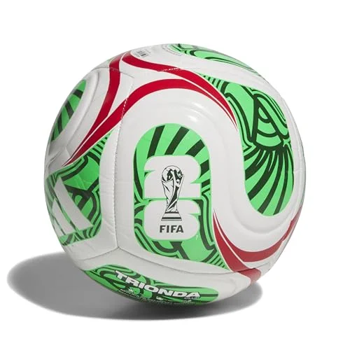 adidas Unisex-Adult World Cup Club Mexico, White/Vivid Red/Amazon Green/Flash Lime, 3