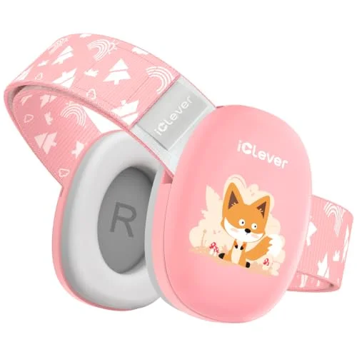 iClever Baby Ear Muffs Noise Protection, Toddler Baby Headphones for Noise