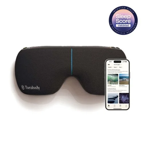 Therabody - SmartGoggles (2nd Generation) - Heated Eye & Temple Massage For Relaxation, Headache Relief & Sleep - Black