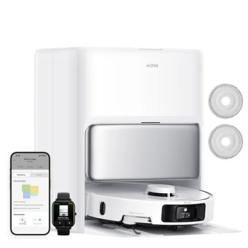 Mova P50 Pro Ultra Refurbished A Robot Vacuum Removable Liftable Mop 19,000Pa