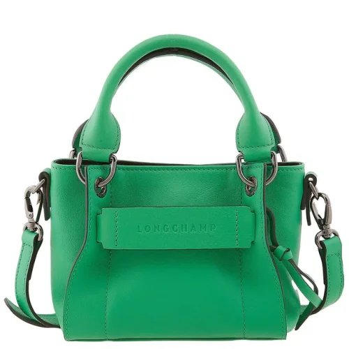 Longchamp 3D XS Handbag Green - Leather 10254HCV129