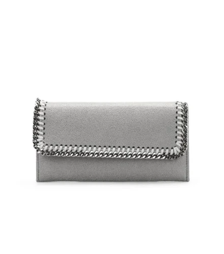 Stella Mccartney Falabella Continental Wallet- Grey 430999W91321220