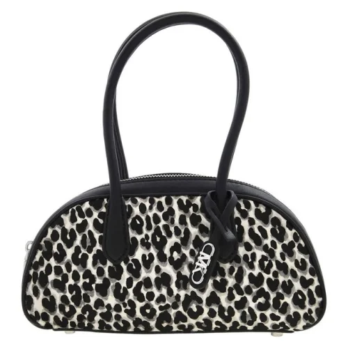 Michael Kors Lulu Small Leopard Print Calf Hair Satchel 30T4S1US5H987