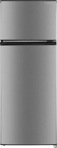 Insignia&trade; - 7.2 Cu. Ft. Mini Fridge with Top Freezer and ENERGY STAR Certification - Stainless Steel Look
