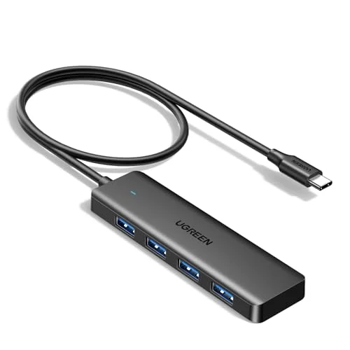UGREEN USB C Hub, 4 Ports USB A Splitter Ultra-Slim USB Expander, 2 ft